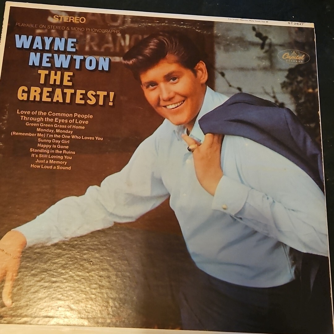 Wayne Newton - The Greatest! - Capitol Records ST 8-2847 Stereo