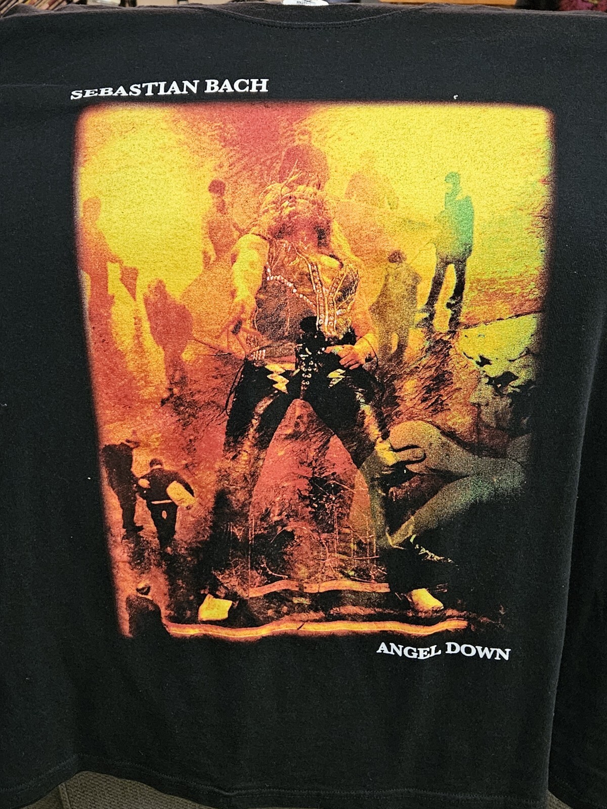 SEBASTIAN BACH ANGEL DOWN 2008 TOUR SHIRT XL