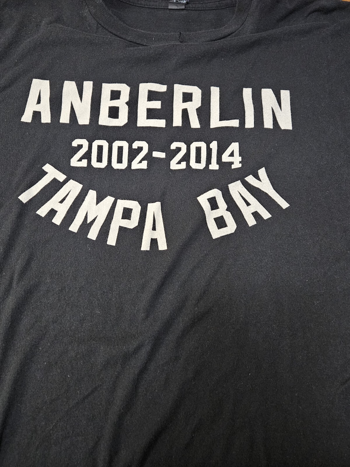 ANBERLIN FINAL TOUR 2014 TAMPA BAY T SHIRT, SUPER RARE! 2XL!!