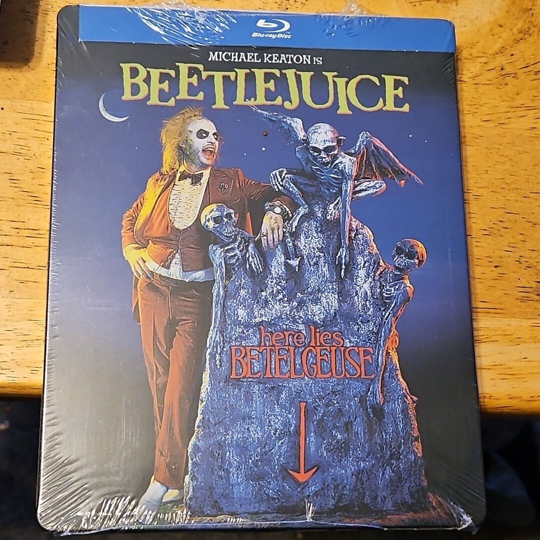 Beetlejuice (Blu-ray)2018 STEELBOOK OOP RARE!! SEALED!!