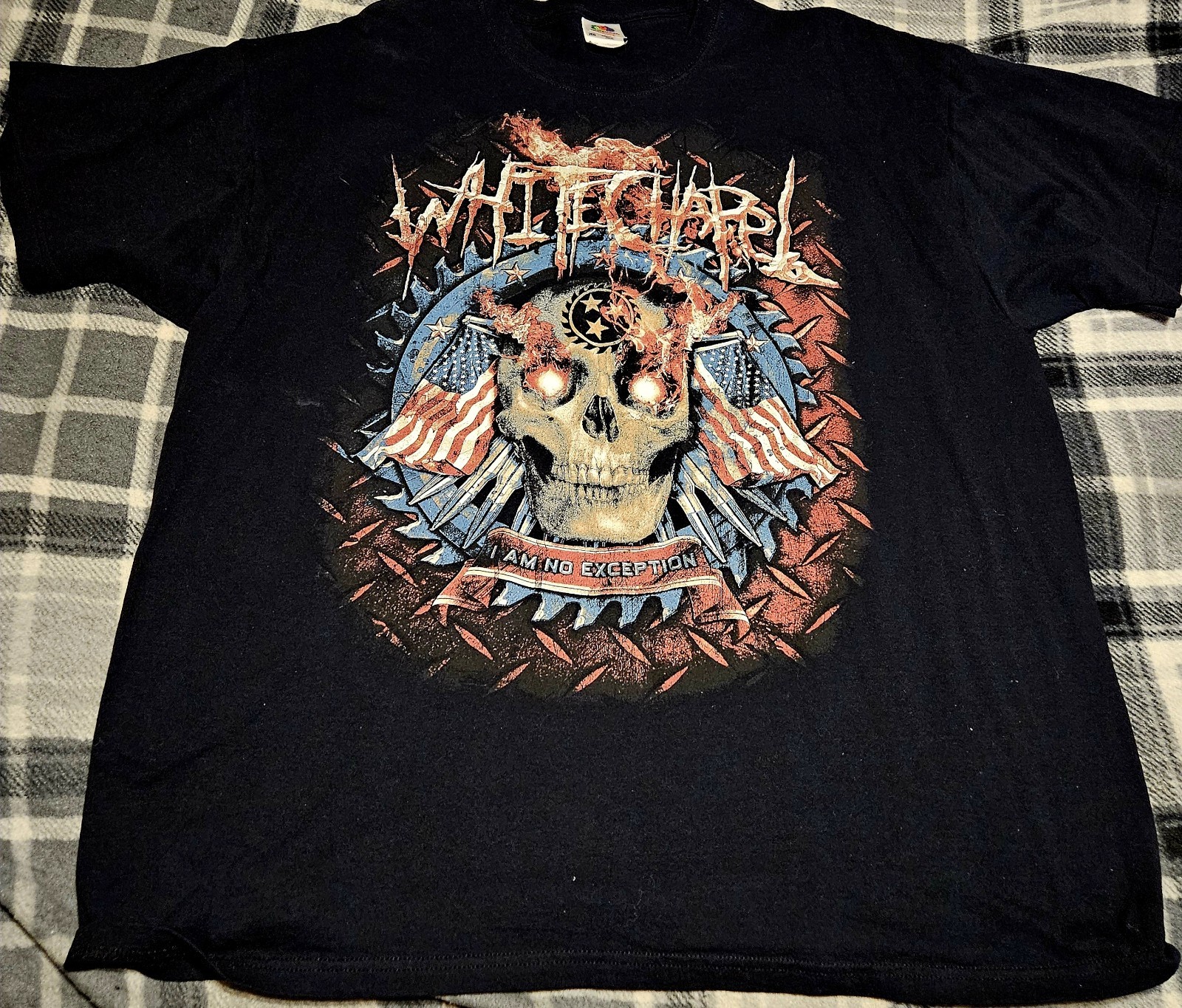 WHITECHAPEL I AM NO EXCEPTION T-SHIRT 2XL NEW!