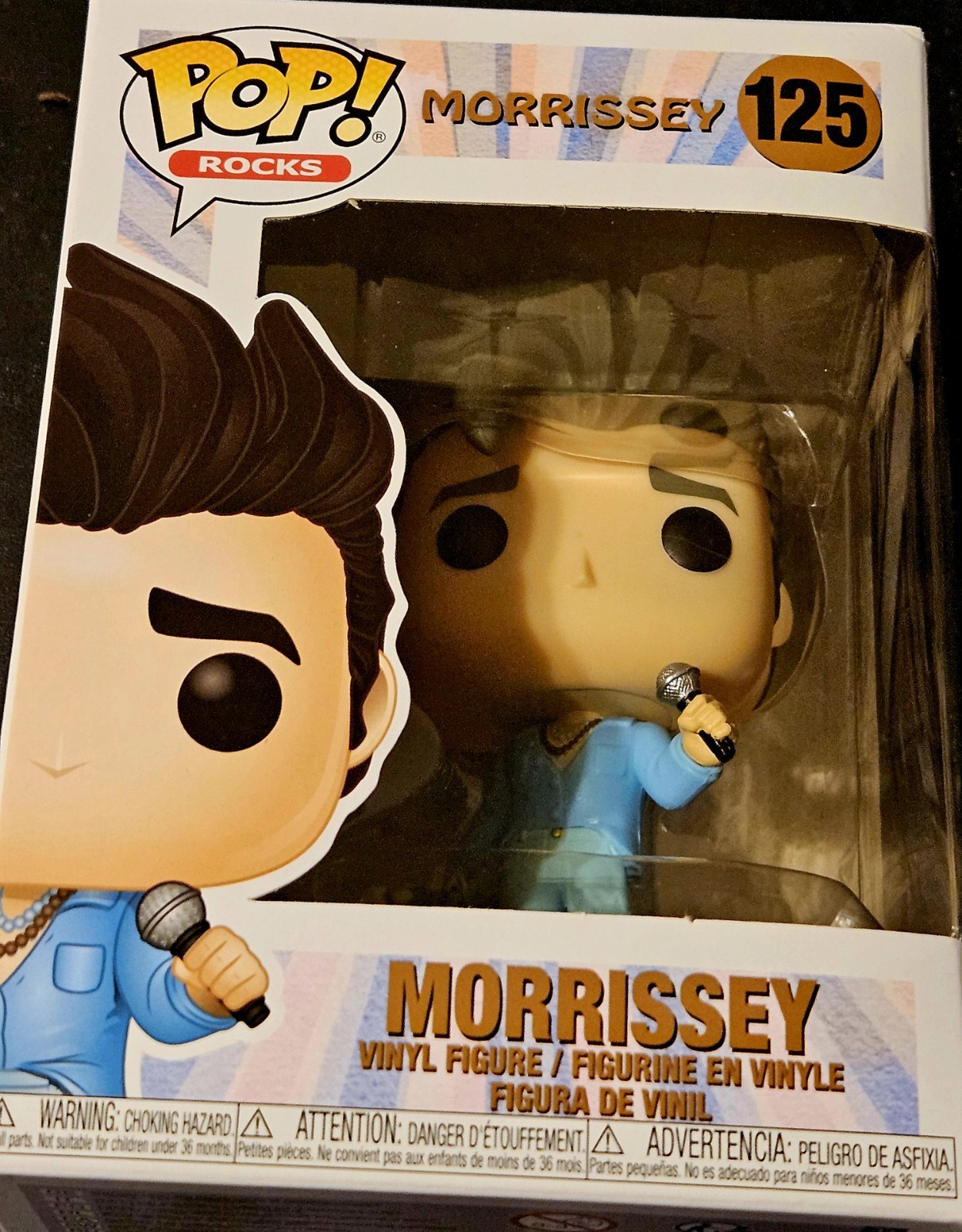 Funko Pop Rocks MORRISSEY #125 VAULTED!! OOP! SUPER RARE!